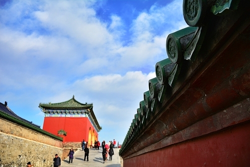 beijing,nikon,NineMeixin,Thesky,outdoors,building,Thecity,Religion,old,Traditional,It'sancient,sculpture,temple,culture,Tourism,paladin,Thearts,Daylight,street,statue