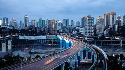 The city,2018, sea cup, cup,traffic,skyscraper,Travel,cityscape,construction,The road,skyline,The bridge,Expressway,building,twilight,Transportation Systems,Business,street,Hyundai,The car,Bus,