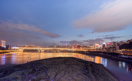 night scene,chongqing,The city,nikon,color,Old Frog,Photography Category Photography Team, Jing Tung Photography,JD Scene,reflex,dawn,At night,The sea,No one,The sky,cityscape,skyline,landscape,building,light