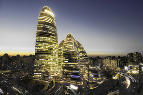 canon,Long exposure,City Night Scene,I love climbing up the stairs,Let's go to the city,beijing wangjing,skyscraper,The sky,building,The city,high building,No one,twilight,Sunset,Business,outdoors,Hyundai,At night,traffic,street