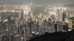 scenery,Travel,nikon,hong kong,color,victoria harbor,impression,taiping shan,luigi road,building,Tall,finance,Metropolitan,Hyundai,empire,high building,In the air,twilight,Sanctuary,