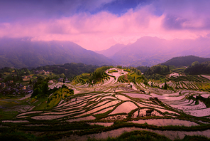 yangzhou,scenery,Travel,nikon,color,hirohito,Twenty-four,Solar,Terms,Midsummer,xiaoshan,Sunset,No,one,The,sky,fog,outdoors,The,valley,eyesight,beautiful,sceneries,ki,rural,area,fen,farmlands