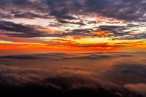 On september 20, 2015, the morning pats of mount emei mountains, beautiful as fairyland. Mount Emei Mountain is located in the city of Emei, Leshan City, Sichuan Province, China. “ Four Great Buddhist Mountains ” One of them is a steep terrain, beautiful landscape, “ The Emei Show. ” It is said that the top of the mountain Buddha is highest, 3099 meters above sea level, more than 2700 meters above