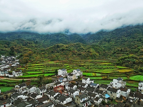 Autumn in Wuyuan is more beautiful than Spring.