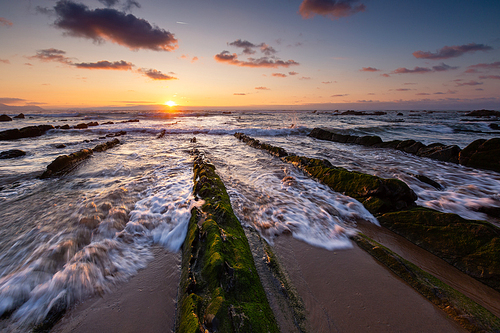 The sunsets will be in the front of the beach every year of May and June to the left (northwest), after which the sunsets slowly move westward to see the sunset.