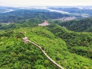 beijing,Of course,aerial photograph,scenery,landscape,farmlands,xiaoshan,tree,ki,outdoors,waters,The valley,tropical rainforest,construction,Daylight,summertime,agriculture,beautiful sceneries,Tropical,rural area