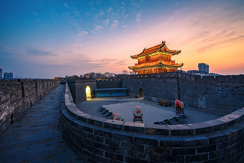 Ancient City of Jingzhou City, Binding Gate - Binding Tower