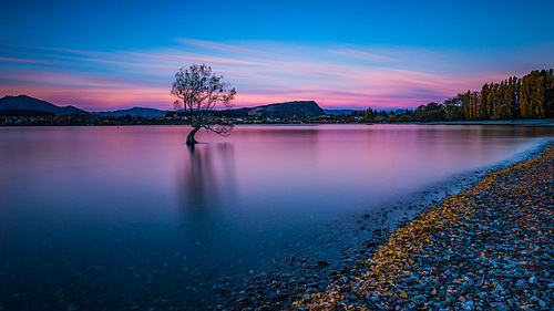 Reflection.,Of course.,Long exposure.,nikon,superwide angle,aestheticism,New Zealand,overseas,CAPA October Landscape Architectural Challenge,The sky.,twilight,Travel.,The river.,outdoors,tree,The sun.,summertime,The beach.,light,The moon.