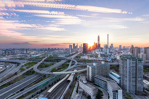 Creative.,beijing,Travel.,wide angle,canon,construction,china,CBD,color,international trade,Climb the stairs.,huihuqiao,Let's go to the city,The road.,The office.,Expressway.,The bridge.,street,No one.