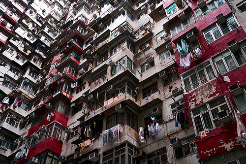 홍콩, 익청빌딩, 아파트, 영화촬영지