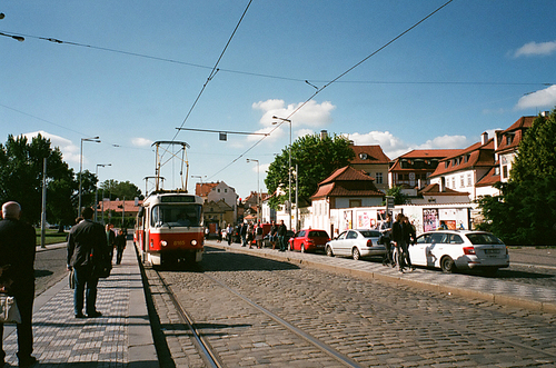 서유럽 체코 프라하 트램 (NN012_026)