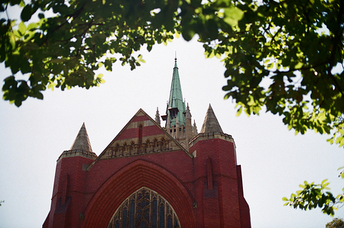 호주 멜버른의 교회건축 필름사진 (NN015_005)