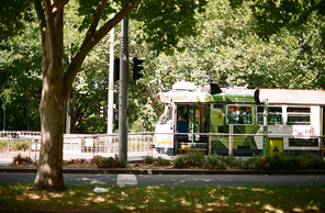 호주 멜버른의 트램 교통 필름사진 (NN015_044)