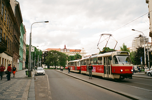 체코 프라하 트램 필름사진 (NN012_035)