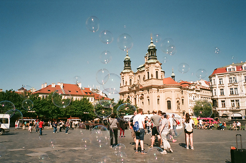 체코 프라하 구시가지 광장 필름사진 (NN012_039)