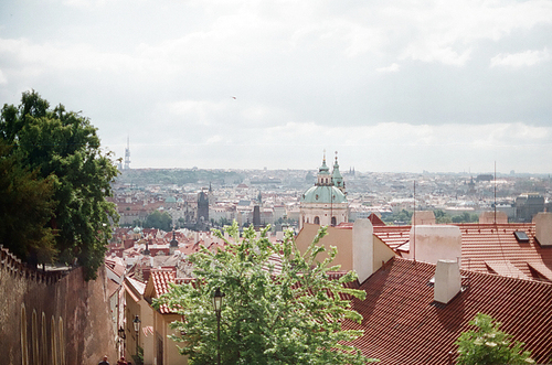 체코 프라하 빨간지붕 필름사진 (NN012_049)
