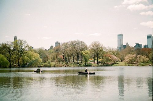 뉴욕 공원 호수 필름사진 (NN032_024)