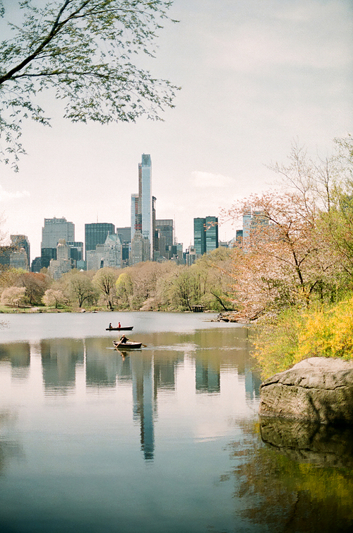 뉴욕 공원 호수 필름사진 (NN032_026)