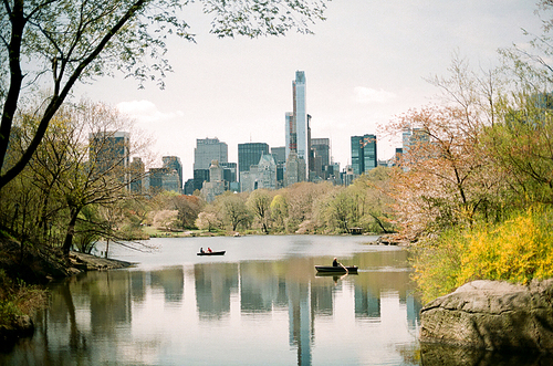 뉴욕 공원 호수 필름사진 (NN032_025)