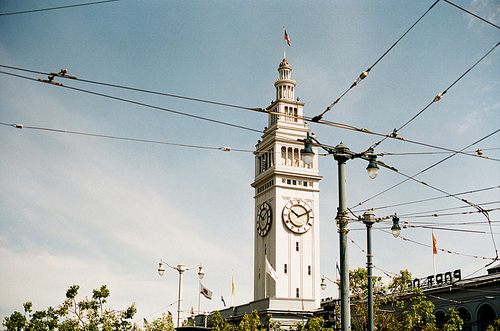 샌프란시스코 건물 시계탑 필름사진 (NN033_046)
