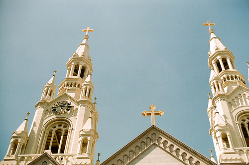 샌프란시스코 건물 교회 필름사진 (NN033_050)