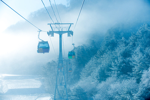 한국의 겨울산 풍경, 발왕산