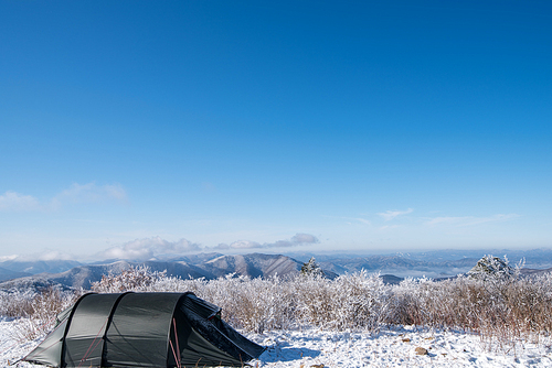 한국의 겨울산 풍경, 발왕산
