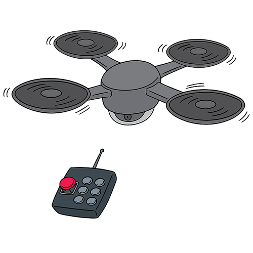 vector set of drone