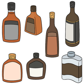 vector set of liqueur
