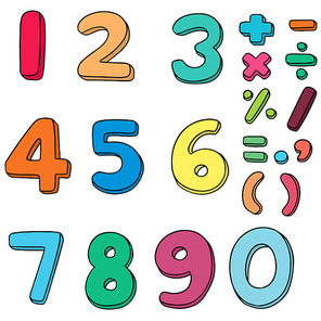 vector set of number