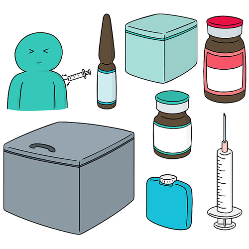 vector set of vaccine