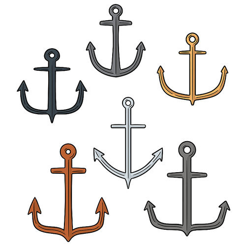 vector set of anchor