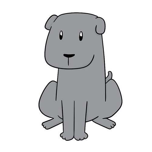vector of dog
