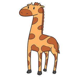 vector of giraffe