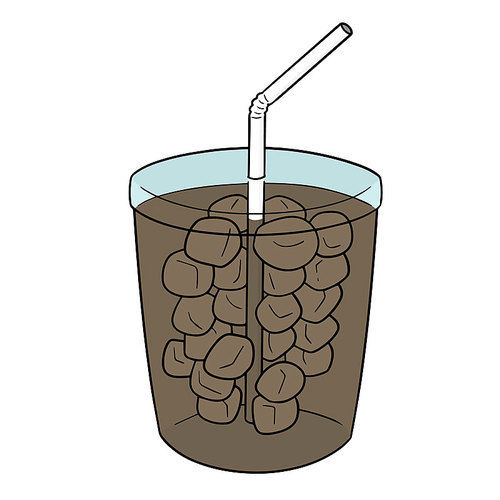 vector of beverage cup