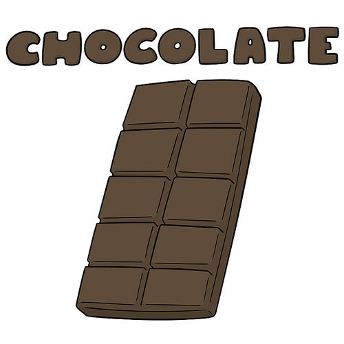 vector set of chocolate