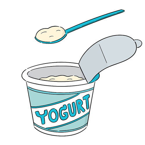 vector of yogurt