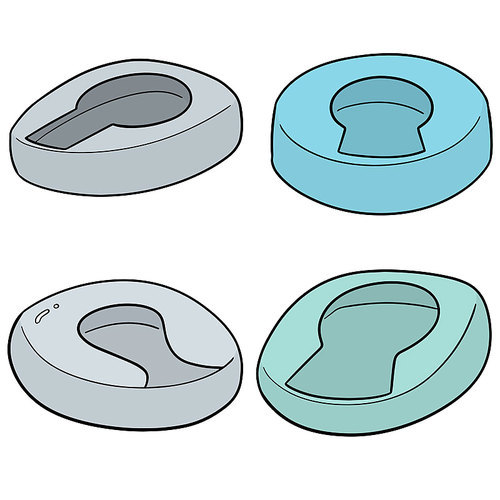 vector set of bedpan