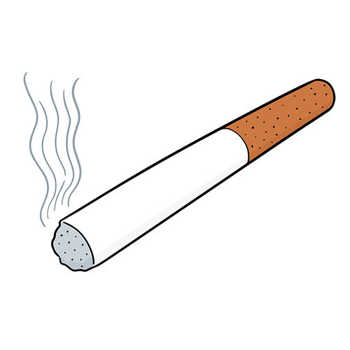 vector of cigarette