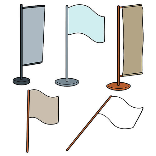 vector set of flag