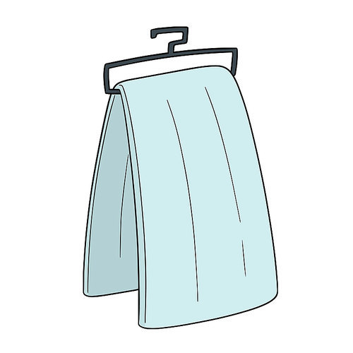 vector of hand towel