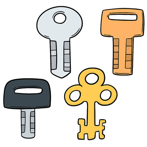 vector set of key