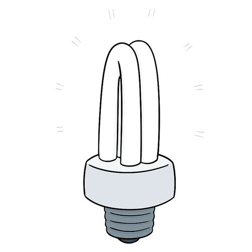 vector of light bulb