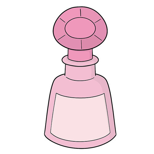 vector of perfume bottle