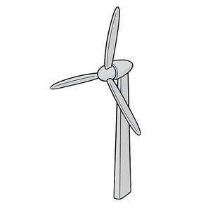 vector of wind turbine