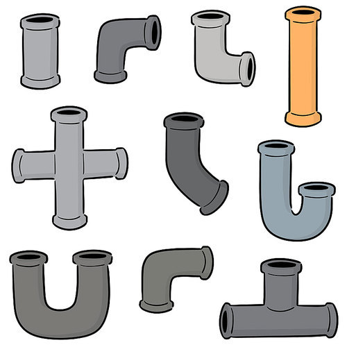 vector set of pipe