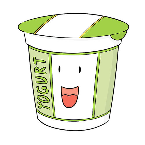 vector of yogurt