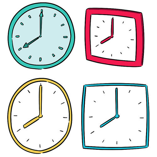 vector set of clock