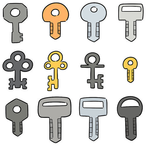 vector set of key