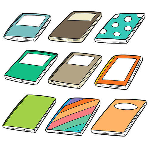 vector set of notebooks